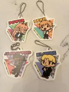 チェンソーマン アクリルキーホルダー 4種 デンジ・パワー・岸辺・サムライソード