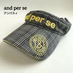 アンパスィ サンバイザー ユニセックス ゴルフ バイザー