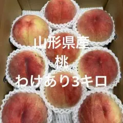 山形県産⑧桃わけありのサムネイル