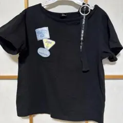 JENNI 黒 半袖Tシャツ 肩出し 150のサムネイル
