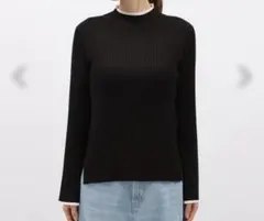 ♡新品未使用♡LAKOLE♡12ゲージリブモックネックプルオーバー♡