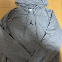 Jordan ジャンプマン ロゴ プルオーバー パーカー グレー