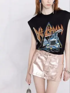 SaintLaurent サンローラン　レザーミニスカートのサムネイル