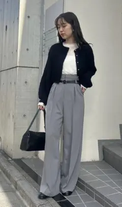 ベルト付きスラックス サイズ0