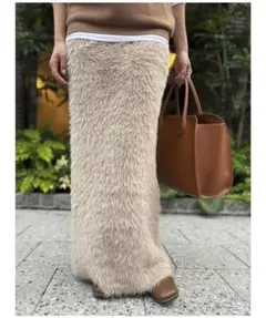 chocol raffine robe シャギーニットスカート