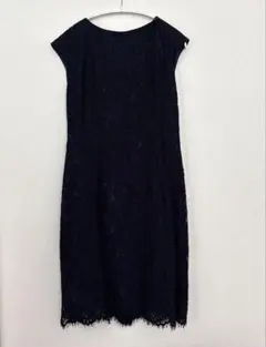 【美品】ナチュラルビューティーベーシック　総レースワンピース