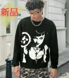 新品●グラフィックニットy2k ●ヒステリックグラマー好きにも