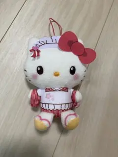 ハローキティ 着物スタイル ぬいぐるみ　キーホルダー