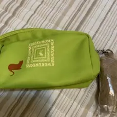 KINOKUNIYA ポーチ 猫チャーム付き