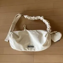 OUTDOOR ホワイト ショルダーバッグ