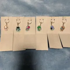 サンリオ　はぴだんぶい　アクリルチャーム　6個セット　★匿名配送、即購入可