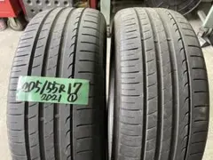 中古タイヤ2本セット！205/55R17 ミネルバ F205 2021年製造①のサムネイル