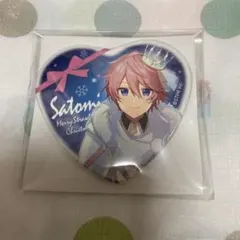 すとぷり クリスマスグッズ ハート缶バッジ さとみくん