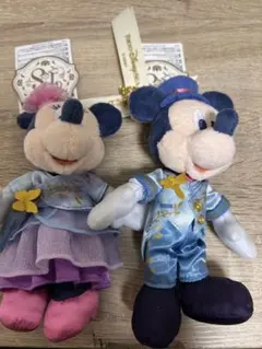 ディズニーシーファンタジースプリングスホテル ミニーぬいぐるみバッチファンタジー