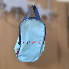 PUMA シューズバッグ ライトブルー キッズ