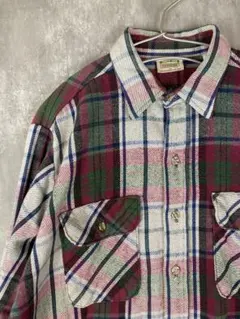 【90's five brother USA】ファイブブラザー　ヘビーネルシャツ