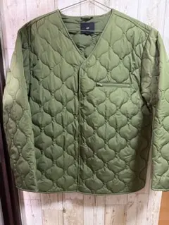H&M オリーブグリーン キルティングジャケット L
