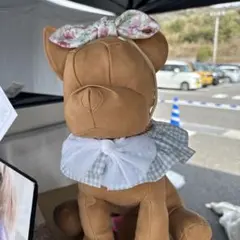 犬用チェック柄スタイSサイズ