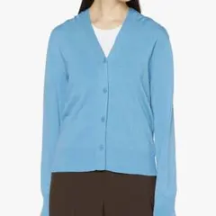 ミラオーウェン　Vネックカーディガン　春色