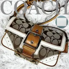 良品✨Coach Signature soho shoulder Bag Y2k