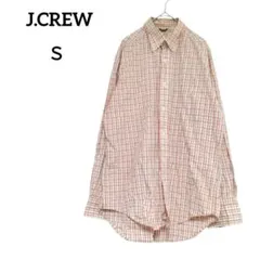 【J.CREW】 ジェイクルー　長袖シャツ チェック柄 コットンシャツ S