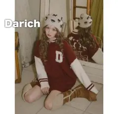 未使用級✨Darich ダーリッチ THE Social CLUBニットブルゾン