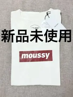 moussy ロゴプリント Tシャツ FREE ホワイト