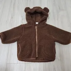クマ耳付きボアアウター 80cm バースデイ