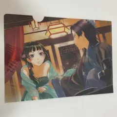 薬屋のひとりごと　クリアファイル　原作画　猫猫＆壬氏