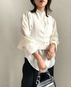 美品✨AMERI UNDRESSED LADY KUNG FU SHIRT - メルカリ
