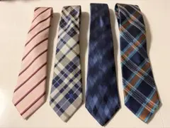 【中古品】ネクタイ 4本セット まとめ売り