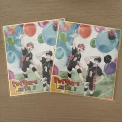 ハイキュー入場者特典色紙2枚セット