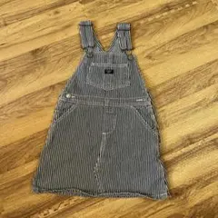 oshkosh オシュコシュ　ストライプ ジャンバースカート 110cm