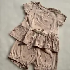 ☆petit main【プティマイン】さくらんぼ柄パジャマ☆サイズ90