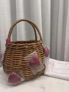 即日発送 極美品 LUDLOW ラドロー りんご かごバッグ バケツ バケット