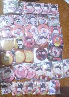 松野おそ松 缶バッジ ストラップ キーホルダーまとめてセット おそ松さん