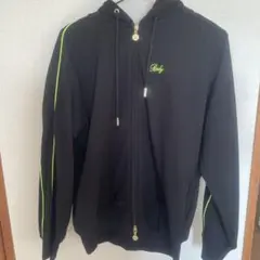 Rady フルジップパーカー ブラック ネオンイエロー