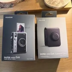 【美品】FUJIFILM instax mini Evo ブラック セット