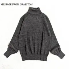 メッセージフロムグラストン タートルネックセーター【M〜L】ウール レディース