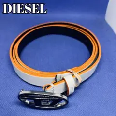 DIESEL（ディーゼル）オーバルDバックル　レザーベルト