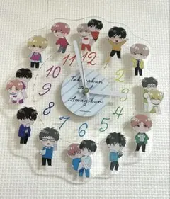 はなげのまい 高良くんと天城くん 兄貴の友達 アクリル掛け時計 コースター