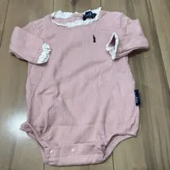 EASTBOY。70㎝〜80㎝ピンクロンパース フリル付き