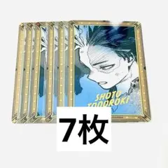 僕のヒーローアカデミア　原画展　箔押しクリアカードコレクション　轟焦凍
