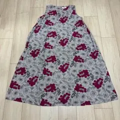 parkes 花柄 ノースリーブワンピース コットン　リネンのサムネイル