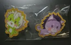 鬼滅の刃 バレンタイングッズ クッキーバッジ 実弥＆玄弥