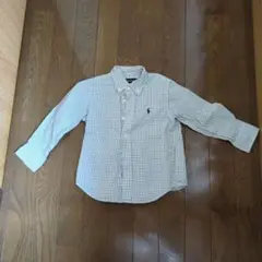 Ralph Lauren チェック柄 長袖シャツ 100cm