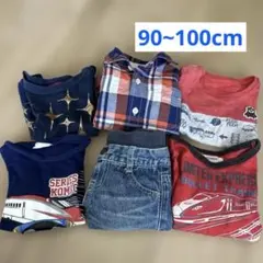 90~100cm 半袖 半ズボン 長袖シャツ まとめ売り 新幹線 トーマス