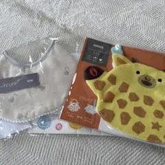 新品未使用 gelato pique お食事エプロン ライオン ジェラートピケ⑨