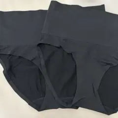 おしりつつみこんでup ハイウエストショーツ ブラック2枚セット