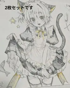 一発書きイラスト・オリキャラムス
